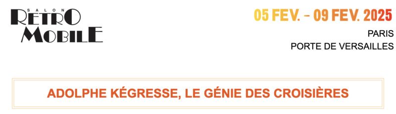 RETRO MOBILE 5-9 FÉVRIER 2025 - PARIS EXPO PORTE DE VERSAILLES Kegres10