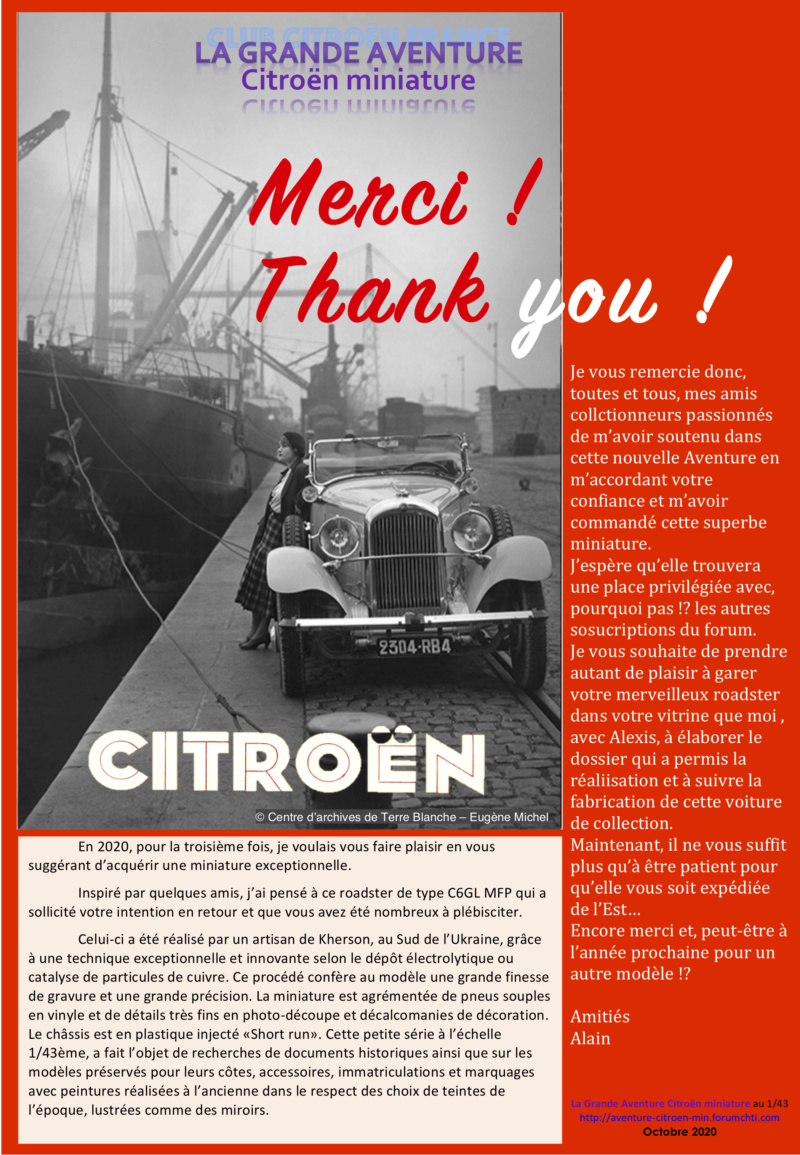 Citroën Roadster C6G MFP "Daninos" 1931 : 7ème Souscription du Forumchti 2020 - 2021 - Page 4 Merci_11