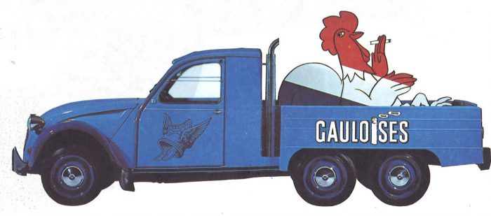 Les Citroën de la marque Gauloises Pick-u10