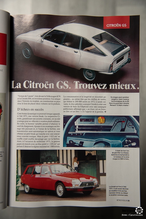 RETROVISEUR DOSSIER Citroën GS n° 363l de 01/02/2020  Presse13