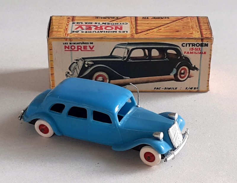 Citroën et les miniatures - "Traction" Familiale 15 Six NOREV N° 3  1954 Resize12