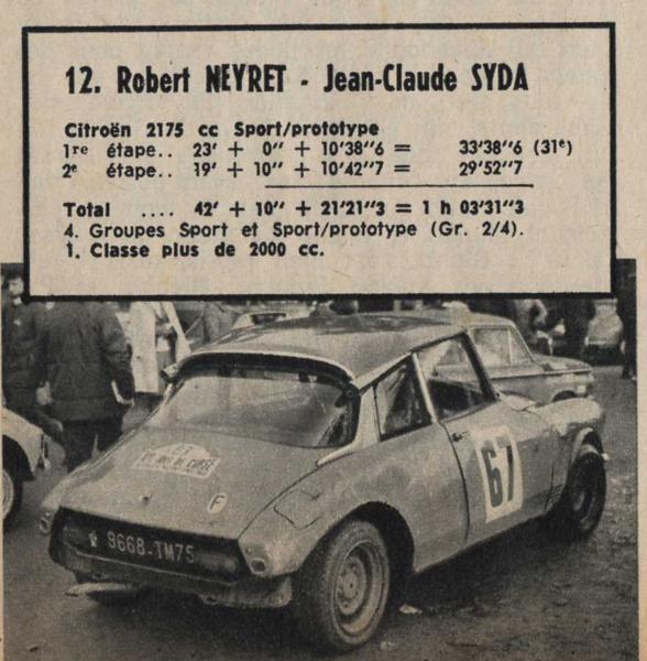 Citroën DS proto usine court - 1968 Tour_d11
