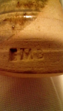 Partially glazed pot, FMB or EMB mark 20200575