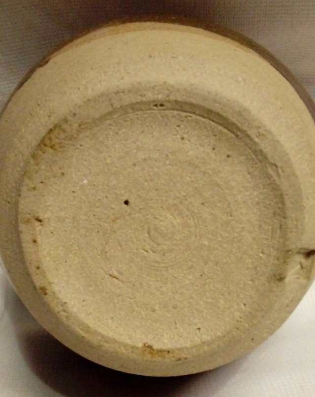 Large Handthrown bowl, Stamped K? 20200960