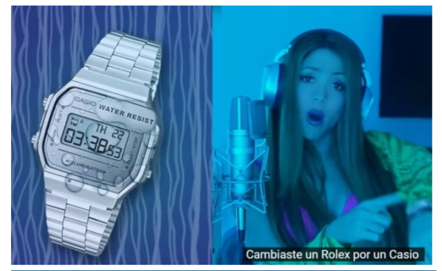 CASIO LE RESPONDE A SHAKIRA POR CANCIÓN A PIQUÉ; ¿DE DÓNDE VIENE ESTA EMPRESA? Scre1708