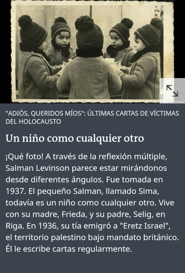 "ADIÓS, QUERIDOS MÍOS": ÚLTIMAS CARTAS DE VÍCTIMAS DEL HOLOCAUSTO Scre1786