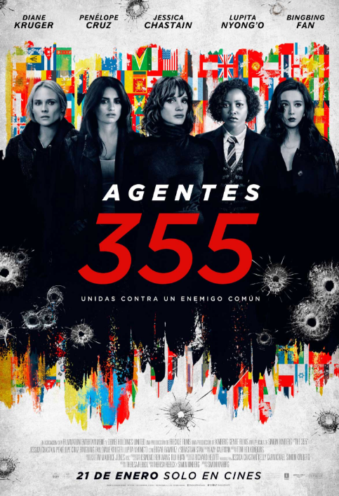 Película Agentes 355  Scree637