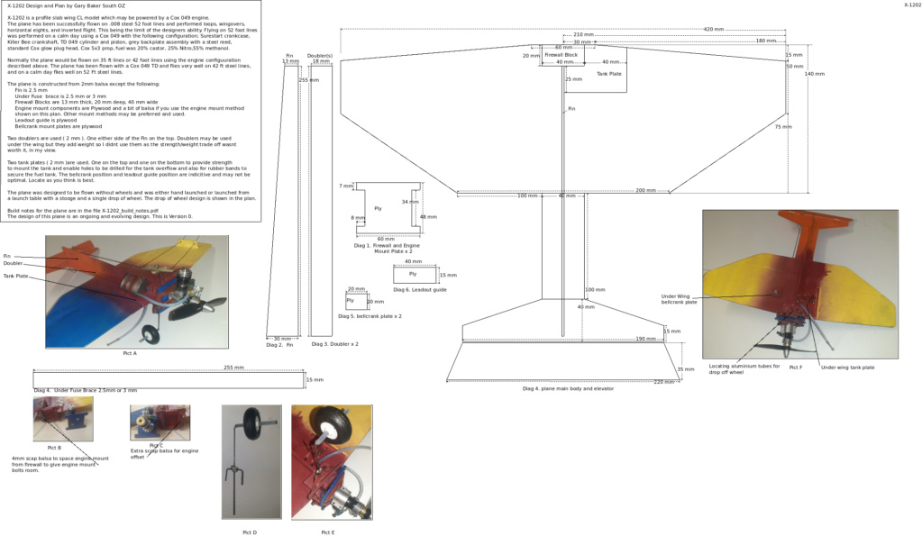 Plans for my latest scratch designed and built half-A profile Slab Plane X-120210