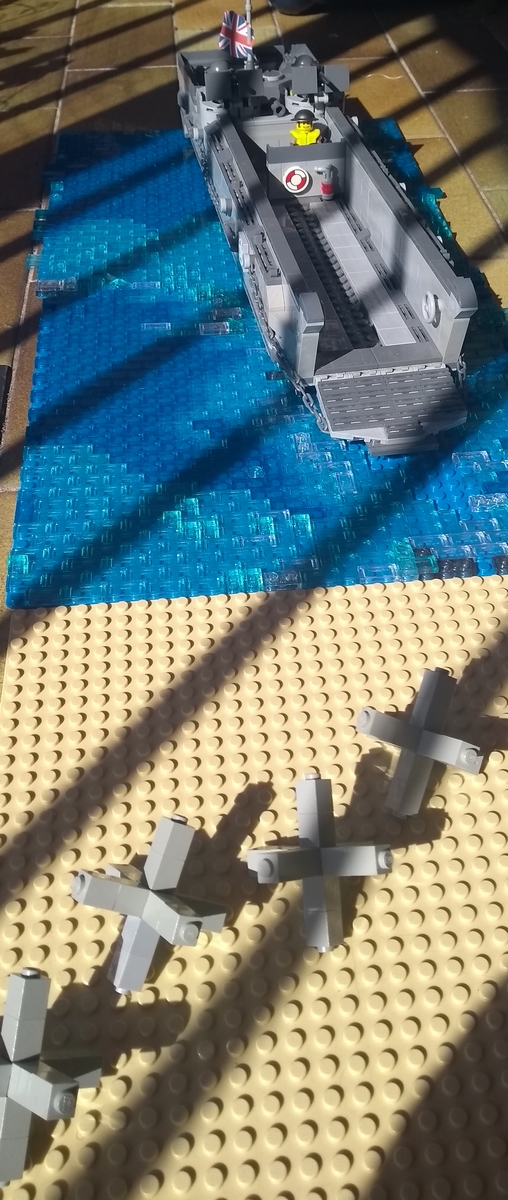 Péniche de débarquement en LEGO P110
