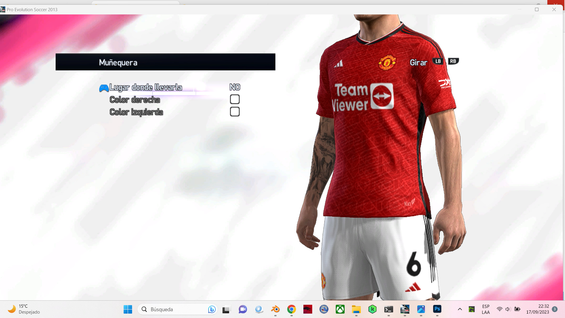 NEW MODEL BODY AND MODEL OF KIT ADIDAS 2024 FOR PES 2013 BY BLUE FACEMAKER 2023-017