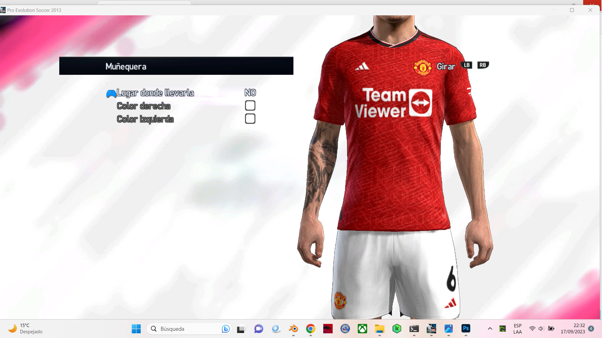 NEW MODEL BODY AND MODEL OF KIT ADIDAS 2024 FOR PES 2013 BY BLUE FACEMAKER 2023-018