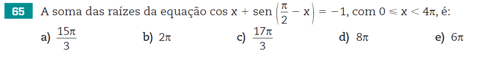 Equação trigonométrica Soma10