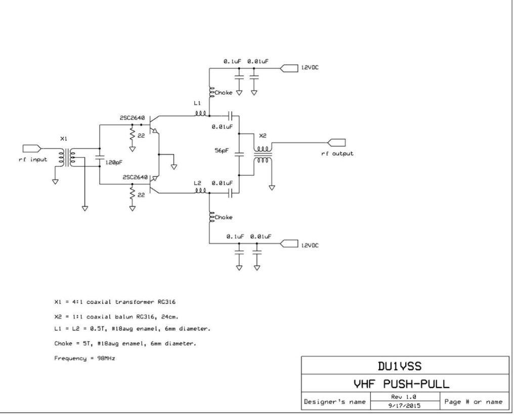 Converting 500mW QRP amplifier to VHF amplifier  Screen15