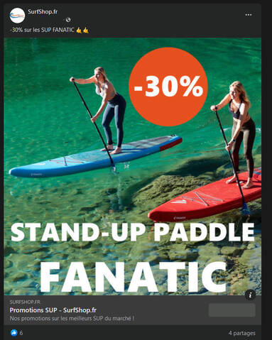 Bon plan stand up paddle fanatic