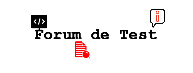 Forum de Test