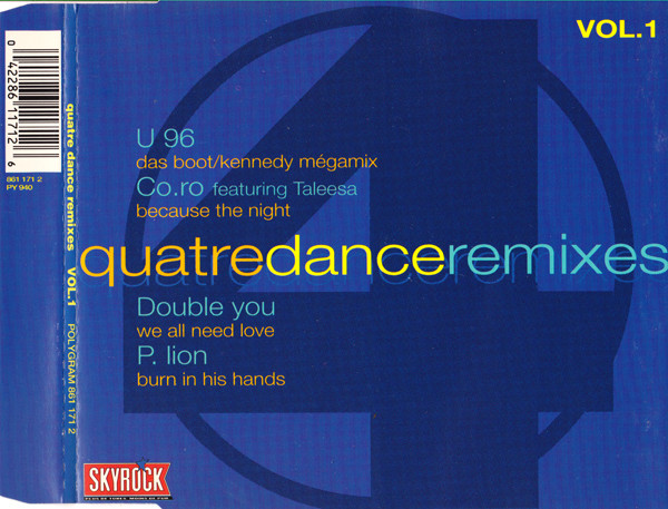 Various – Quatre Dance Remixes CD Compilations ( 5 Albums ) - 1992/1993 Vol_0110