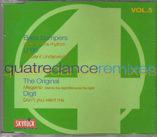 Various – Quatre Dance Remixes CD Compilations ( 5 Albums ) - 1992/1993 Vol_5_10