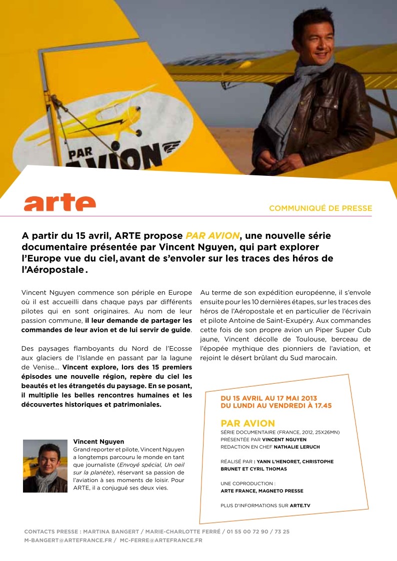 En avril sur vos écrans sur Arte: Par Avion, jusqu'à l'Afrique en Cub  Paravi10