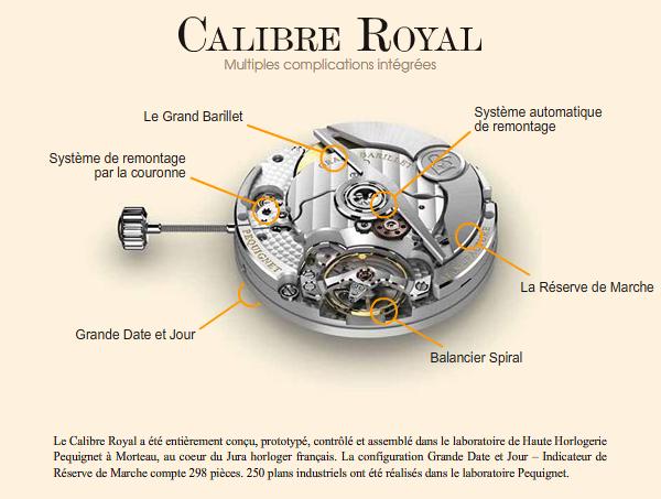 Salon les Montres > PEQUIGNET Calibre Royal Pequig10