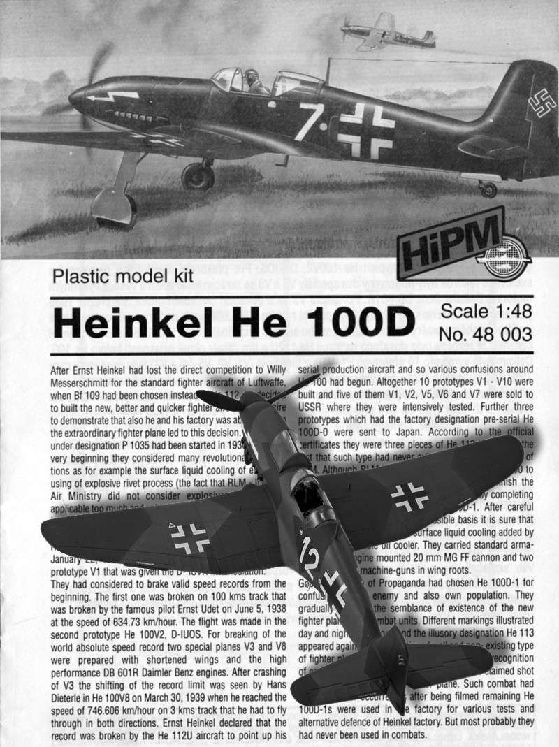 Heinkel He 100D en duo, 1:48 HiPM & 1:72 MPM He_10010