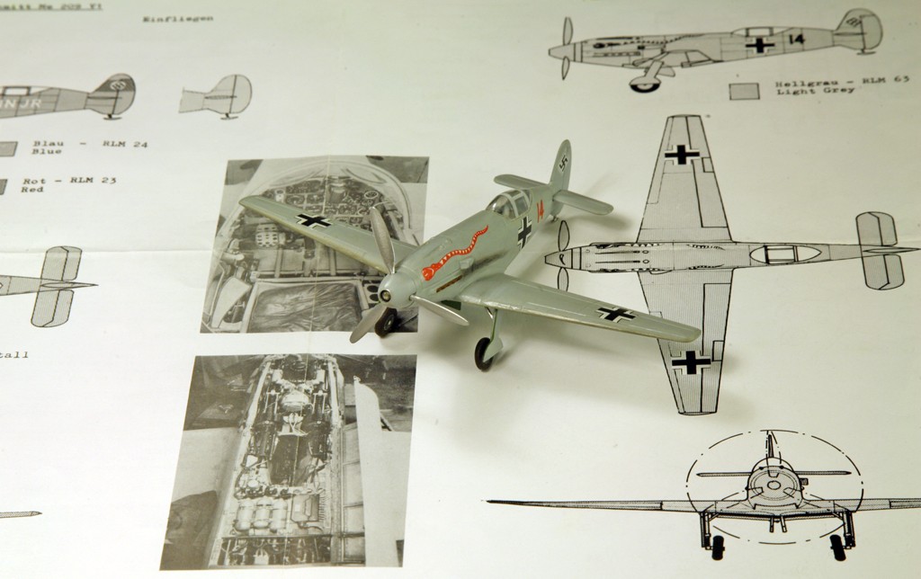 Messerschmitt Me 209 V4 (1939/41)   [1:72 - HUMA-Modell] Me_20912