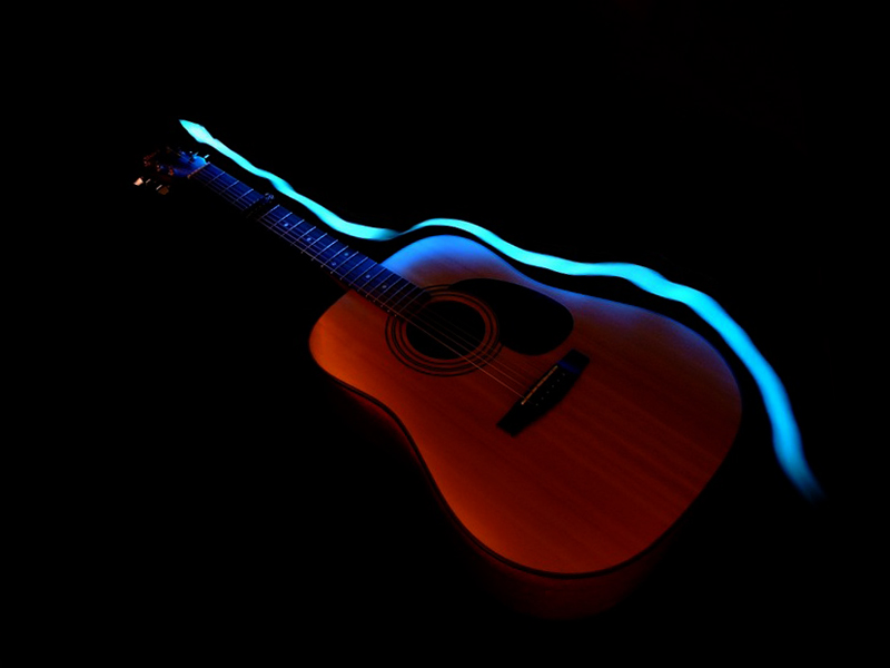 Guitare et Paint Lighting Guitar11
