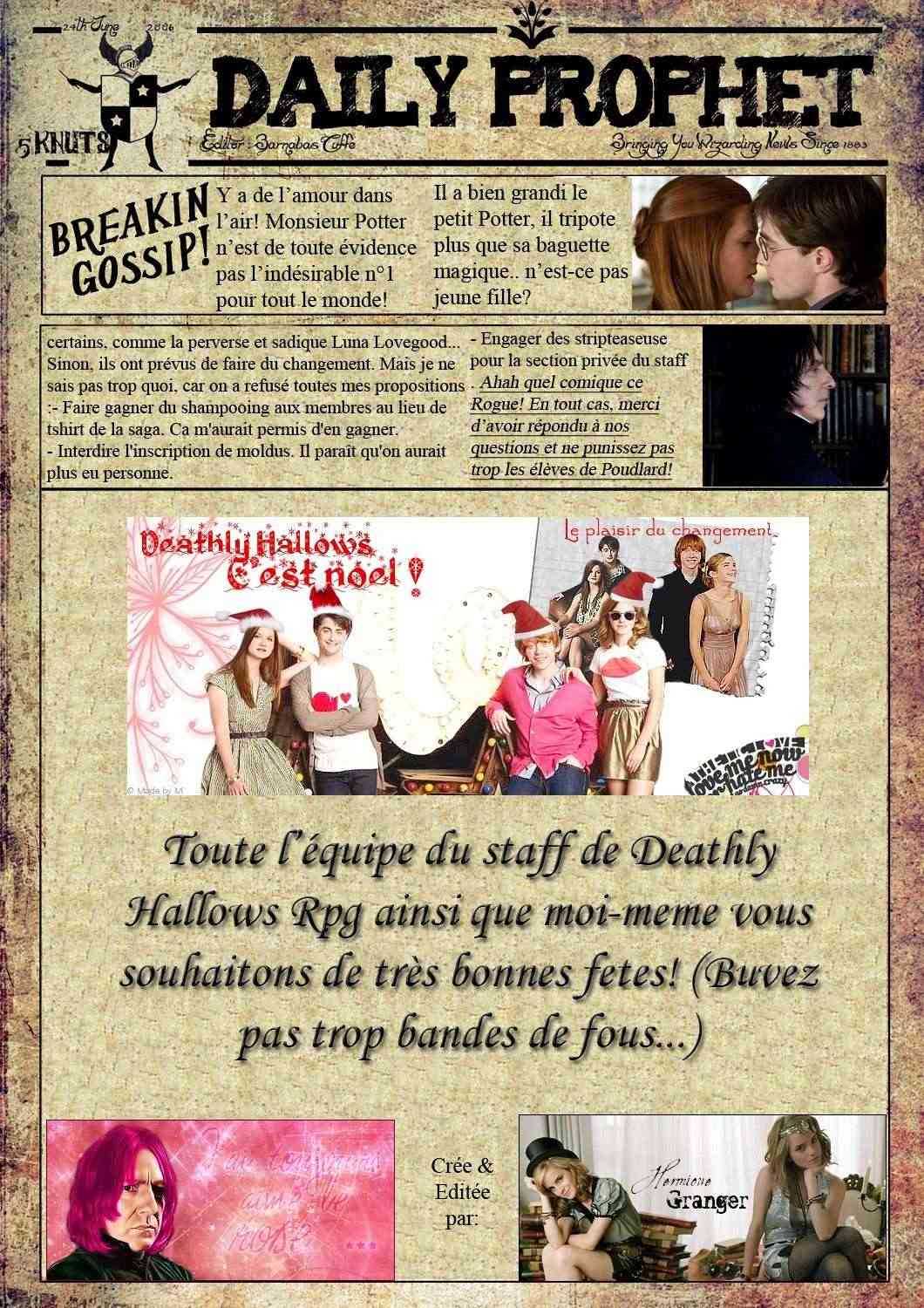 La Gazette du Sorcier # 1 Gazett14