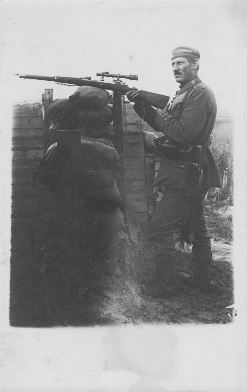 Fusil réglementaire à lunette - Sniper allemand Mauser11