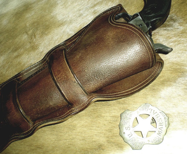 Holster long "Old west" vintage Holste11