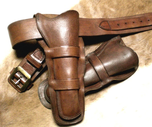 Holster long "Old west" vintage Holste13