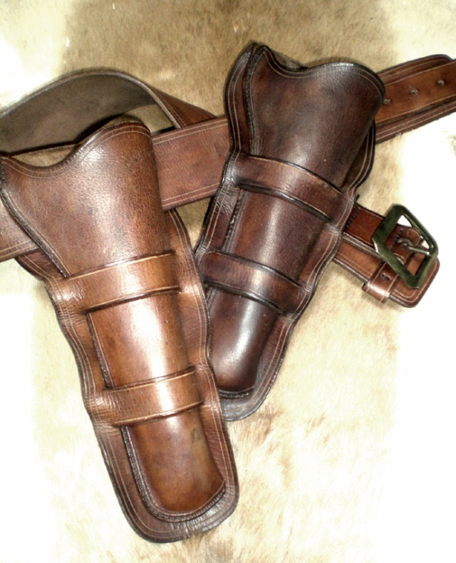 Holster long "Old west" vintage Holste14