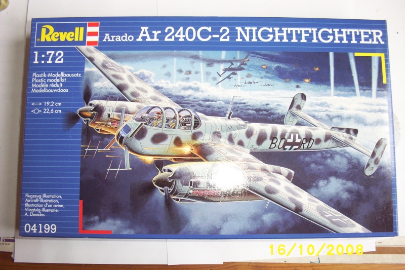 Arado Ar240 C-2 Nightfighter [revell] 1/72   Montag10