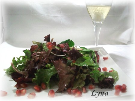 Vinaigrette à la pomme grenade Salade15