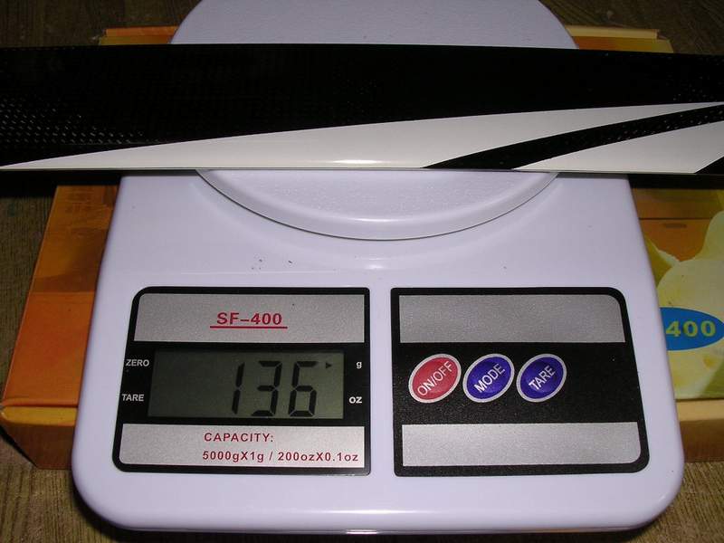 Blade weight test Dscn1715
