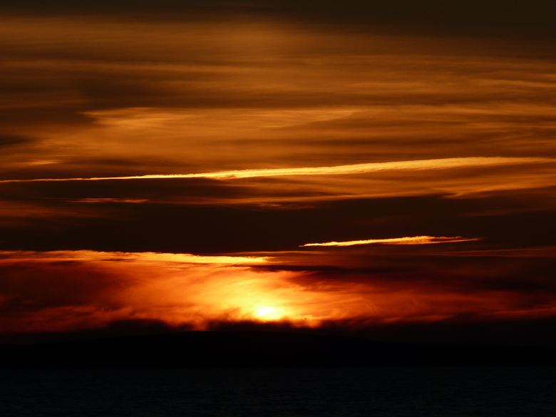 Coucher de soleil au Cap d'Agde. A_111