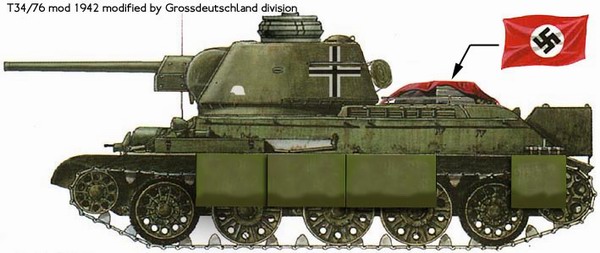 T-34 / 76 German Army (72°) 2310