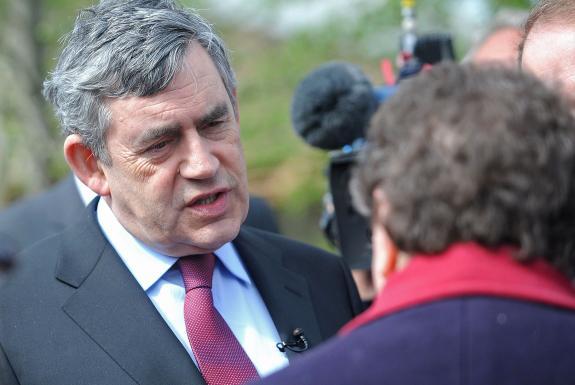 Elections législatives , la gaffe de Gordon Brown 119-1210