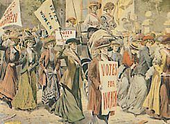 29 avril 1945 , les femmes françaises votent pour la première fois Suffra10