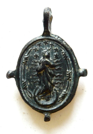 Medalla Inmaculada Concepcion /  S. Jerónimo - s. XVII (R.M. Pe-Jeronimo 4) Immacu10