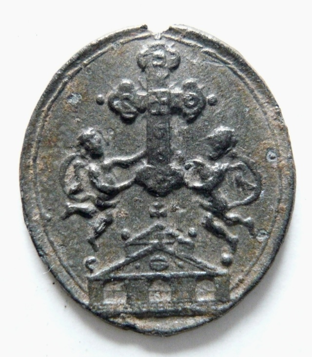 N. S. Loreto/ S. Antonio Padua.- s. XVII  y otras tres medallas (SXVII-O126)(MAM) P1100013