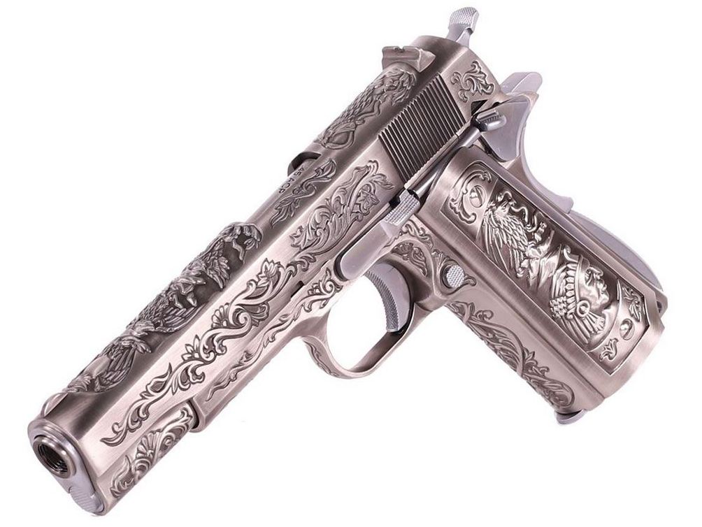 1911 - Achat plaisir vraiment satisfaisant. Cybergun Colt 1911 rail gun stainless 1911fl10