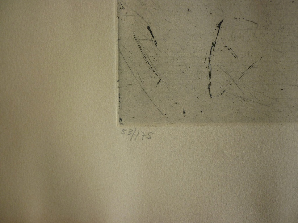 Une gravure en aquatinte signée de Annapia ANTONINI P1980113