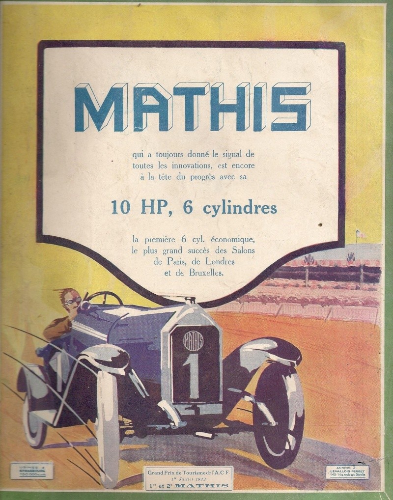 MATHIS cyclecar - Page 2 Mathis11