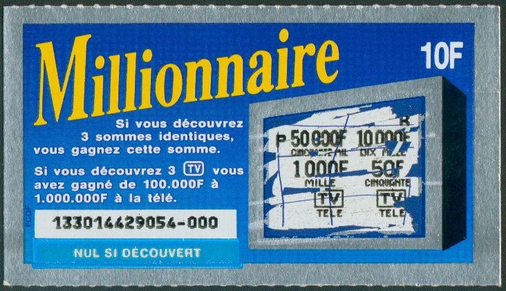 Millionnaire 13301 Emission 4 - Les Tickets Ticket23