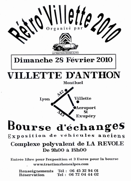 Fevrier : Bourse de Villette D'Anthon 38 Retrov10