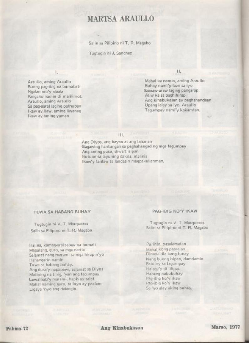 “ANG KINABUKASAN” – ARAULLO HIGH SCHOOL BATCH 1977 YEARBOOK - Page 1 Ang_ki30