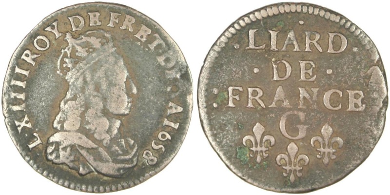 Liard de France Louis XIIII Liard-19