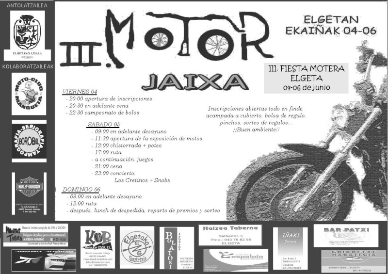 III MOTOR JAIXA EN ELGUETA DEL 4 AL 6 DE JUNIO Kartel10