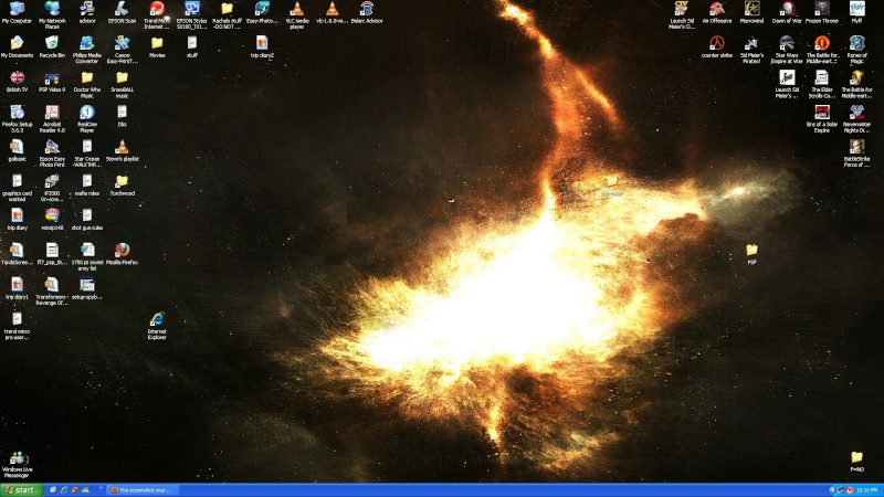 The screenshot your desktop thread. Deskto11