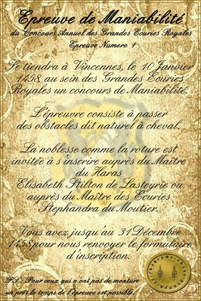 Annonces du Grand Ecuyer de France - Page 3 Maniab10